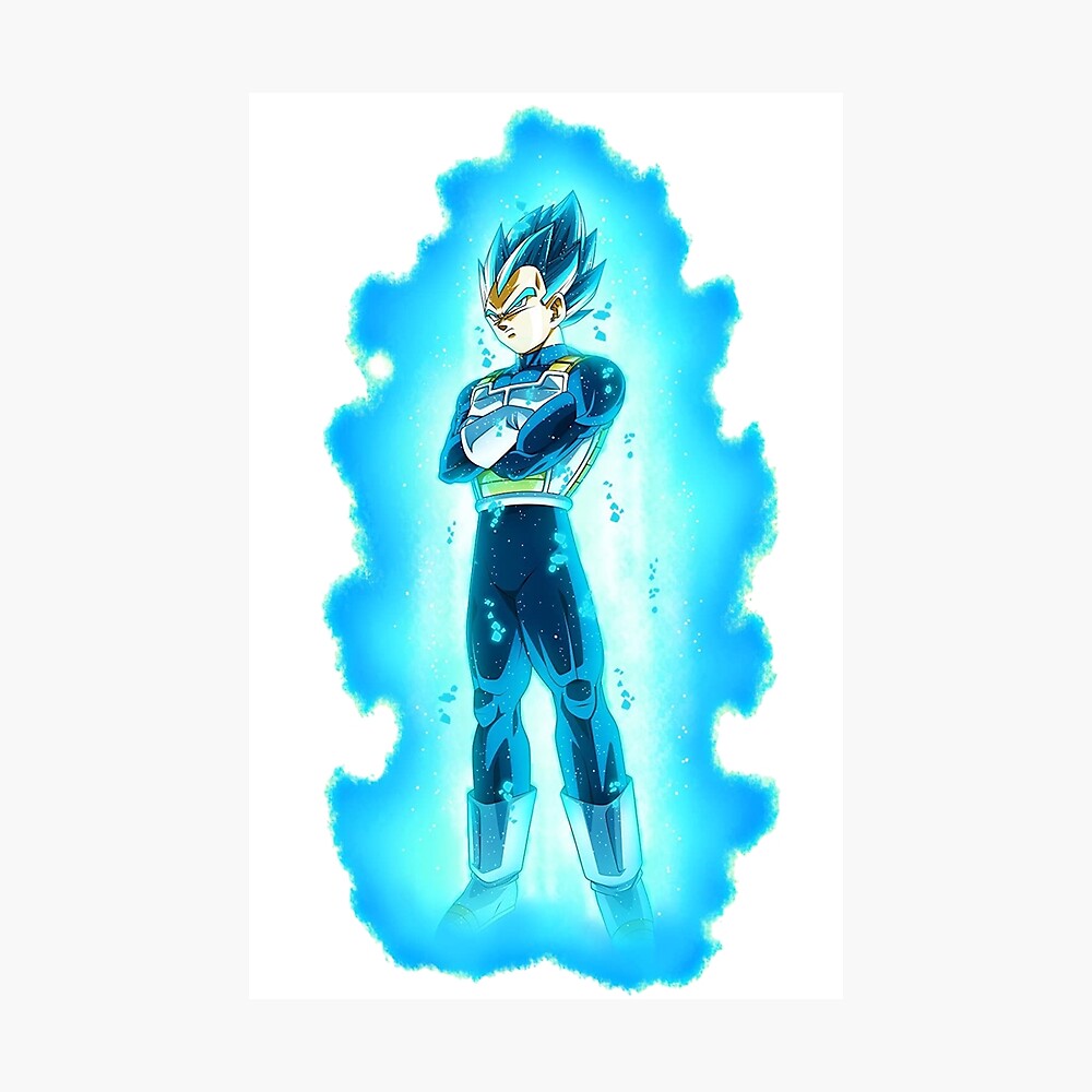 Super Saiyan Blue Evolved Vegeta (Dragon Ball Z) Premium Art Print –  Collector's Outpost