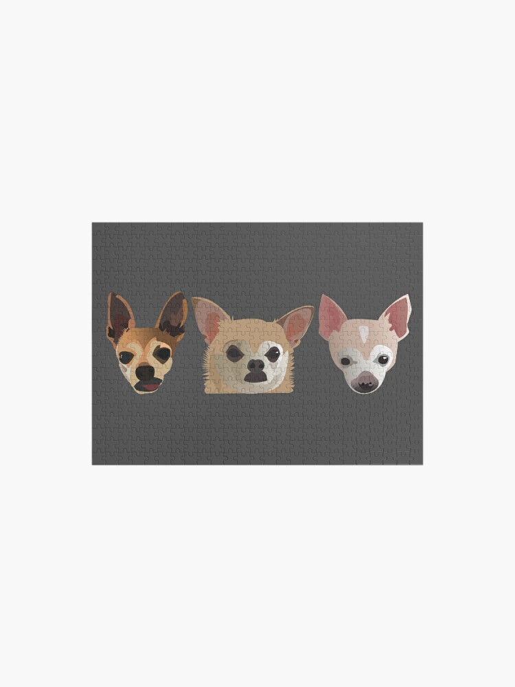 500 Piece Jigsaw Puzzles for Adults - Chihuahuas Dog Puppy