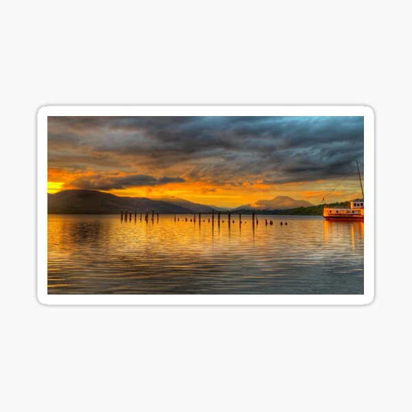 Item preview, Sun Setting on Loch Lomond, Scotland designed and sold by PhilADawson.