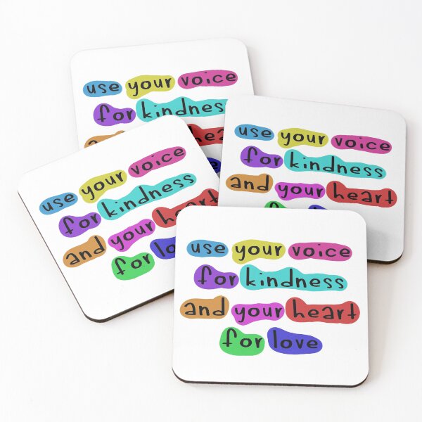 Item preview, Use Your Voice for Kindness and Your Heart for Love designed and sold by sarahrinouye.