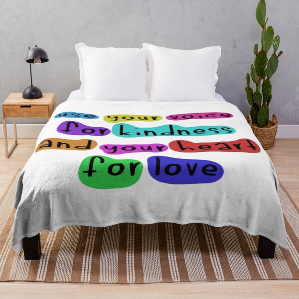 Item preview, Use Your Voice for Kindness and Your Heart for Love designed and sold by sarahrinouye.