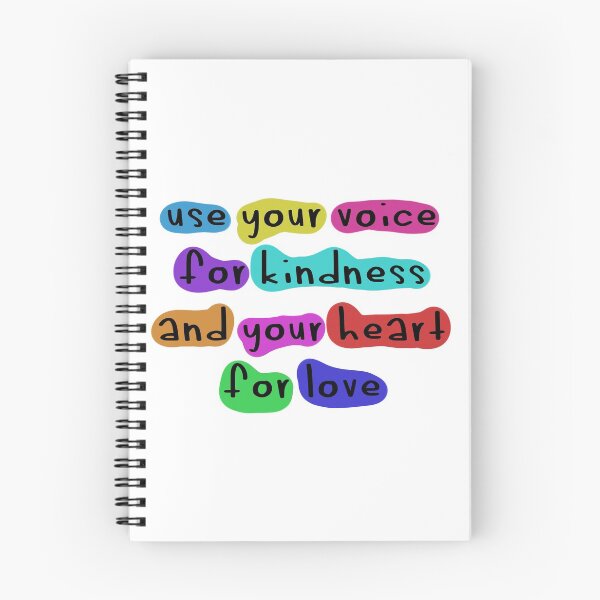 Item preview, Use Your Voice for Kindness and Your Heart for Love designed and sold by sarahrinouye.