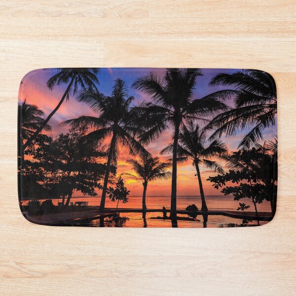 Item preview, Dramatic Sunset with silhouettes palm in Thailand designed and sold by photo123pro.
