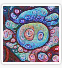 #DeepDream Ice 5x5K v1450338773 Sticker