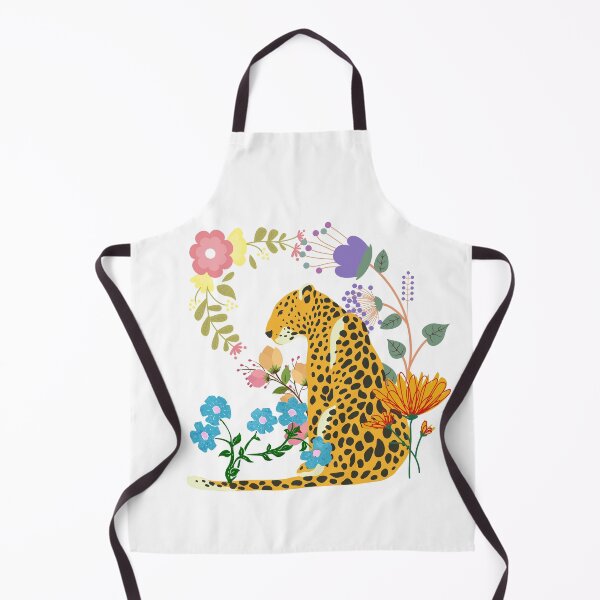 Item preview, Leopard In The Flowers designed and sold by tea-punk.
