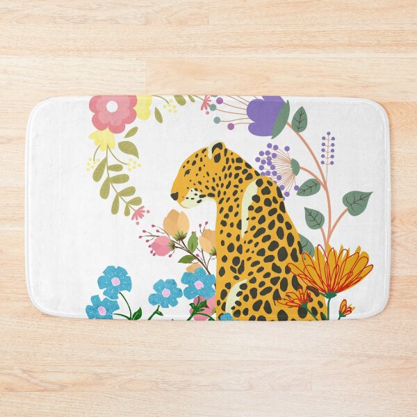 Item preview, Leopard In The Flowers designed and sold by tea-punk.