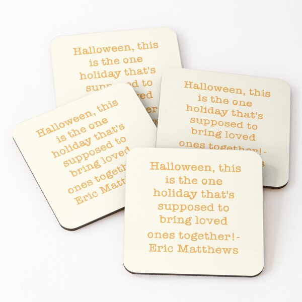 Item preview, Boy Meets World - Eric Matthews Halloween Quote  designed and sold by mirandaelder.