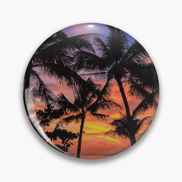 Item preview, Dramatic Sunset with silhouettes palm in Thailand designed and sold by photo123pro.