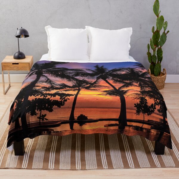 Item preview, Dramatic Sunset with silhouettes palm in Thailand designed and sold by photo123pro.