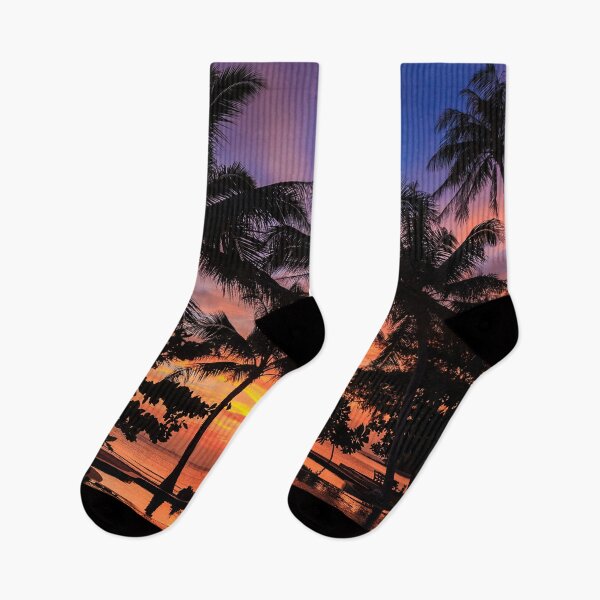 Item preview, Dramatic Sunset with silhouettes palm in Thailand designed and sold by photo123pro.