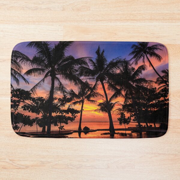 Item preview, Dramatic Sunset with silhouettes palm in Thailand designed and sold by photo123pro.