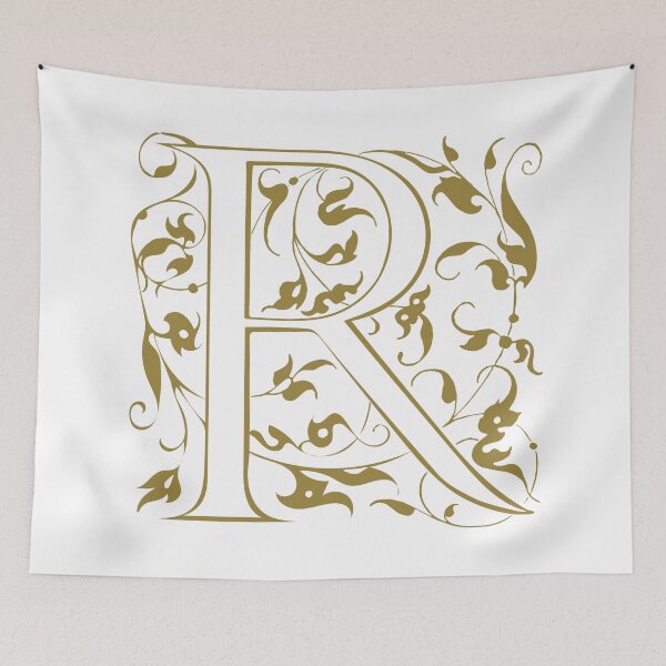 Item preview, Vintage Letter R Gold designed and sold by yourscotborders.