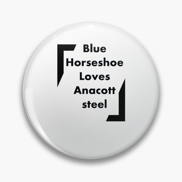 Item preview, BLUE HORSESHOE LOVE ANACOTT STEEL! Classic t-chirts funny clothing designed and sold by Dahani-mo.