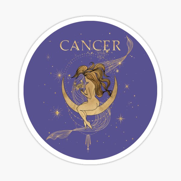 Cancer zodiac woman Sticker