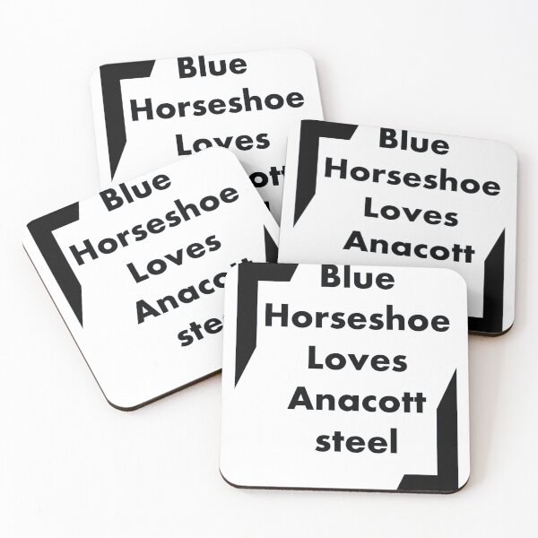 Item preview, BLUE HORSESHOE LOVE ANACOTT STEEL! Classic t-chirts funny clothing designed and sold by Dahani-mo.