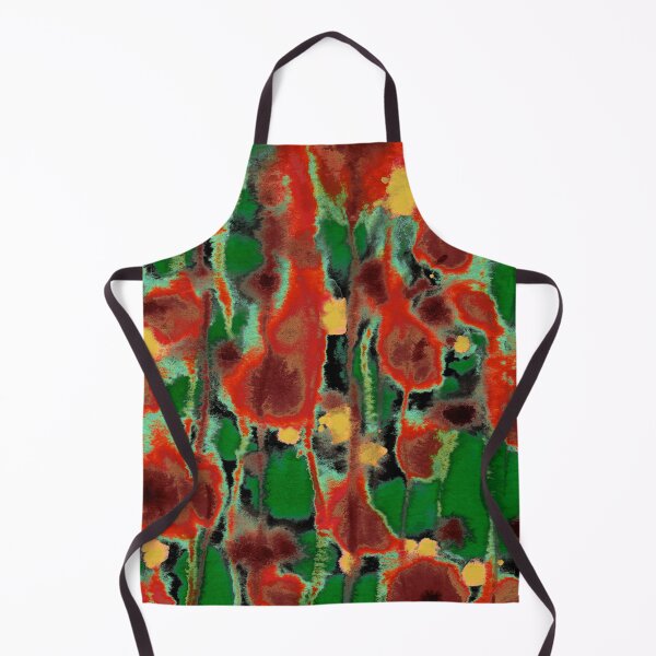 Item preview, Red and Green Abstract Watercolor designed and sold by Wendi Moore.