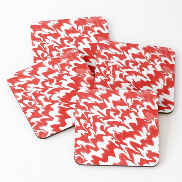 Item preview, Candy Cane Liquid Flames Stripped Pattern designed and sold by Wisps & Whiskers Designs.