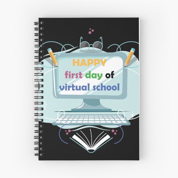 Item preview, happy first day of virtual school designed and sold by gharbi.