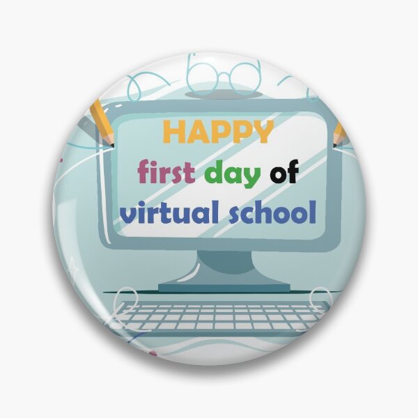 Item preview, happy first day of virtual school designed and sold by gharbi.
