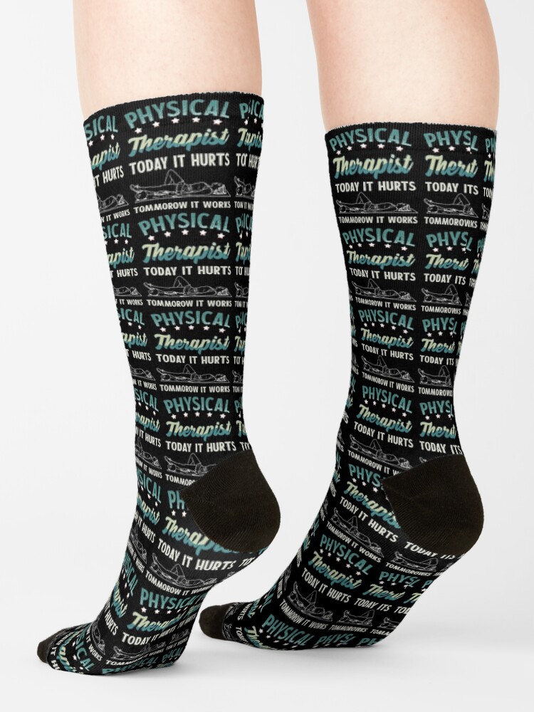 "Physical Therapist Gift Idea" Socks for Sale by Staatiiart Redbubble