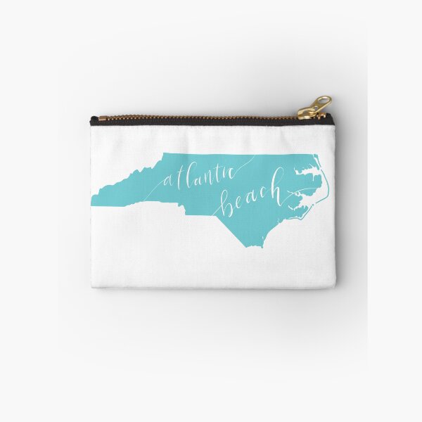 Item preview, Atlantic Beach North Carolina State Outline Calligraphy designed and sold by Sarah Burk.