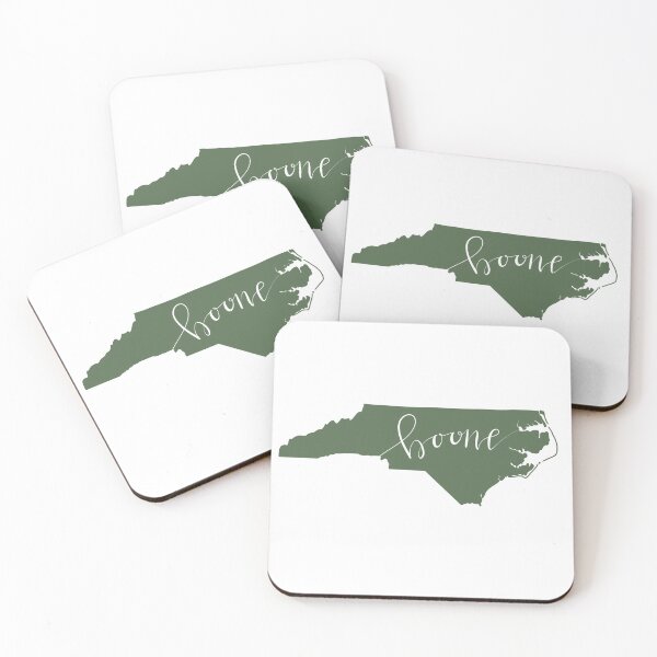 Item preview, Boone North Carolina State Outline Calligraphy designed and sold by Sarah Burk.