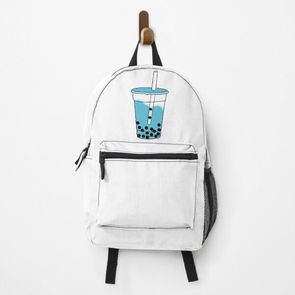Item preview, Flat Top Cup Blue Boba Design designed and sold by Kyrostickers.