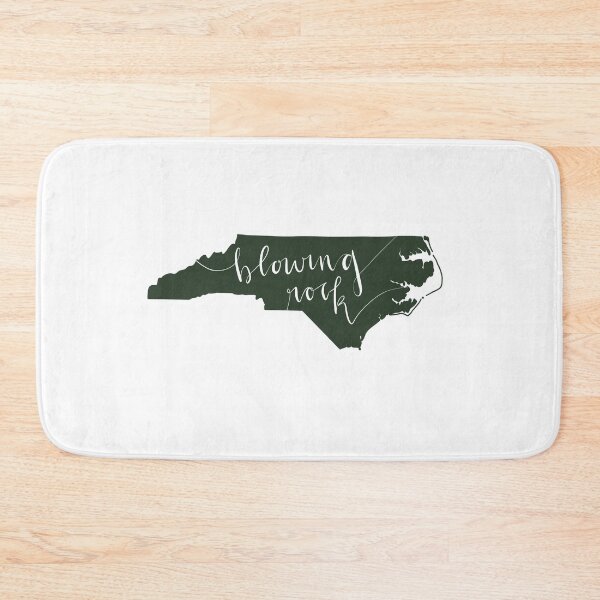 Item preview, Blowing Rock North Carolina State Outline Calligraphy designed and sold by Sarah Burk.
