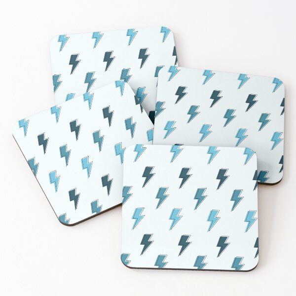 Item preview, blue lightning bolt pattern designed and sold by designsbysoph-.