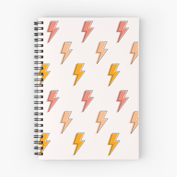Item preview, orange lightning bolt pattern designed and sold by designsbysoph-.