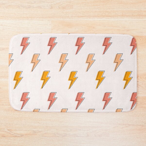 Item preview, orange lightning bolt pattern designed and sold by designsbysoph-.
