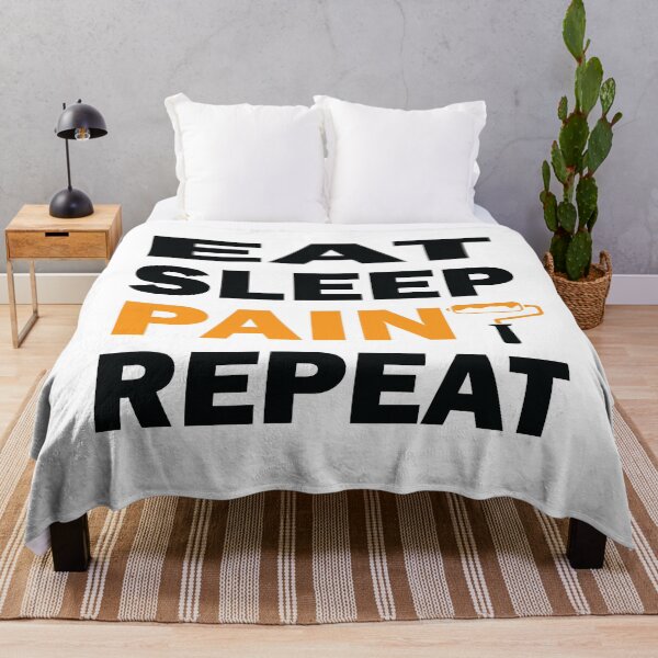 Item preview, Eat Sleep Paint Repeat designed and sold by MousaObaid.