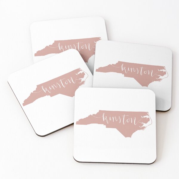 Item preview, Kinston North Carolina State Outline Calligraphy designed and sold by Sarah Burk.