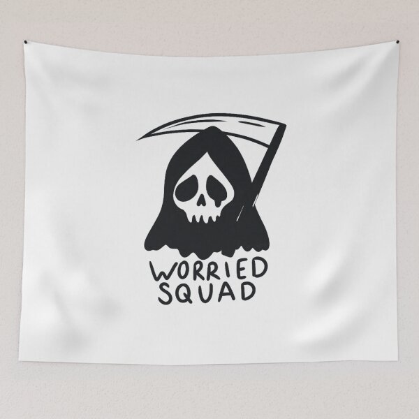 Item preview, Worried Squad  designed and sold by VGE  Draws.