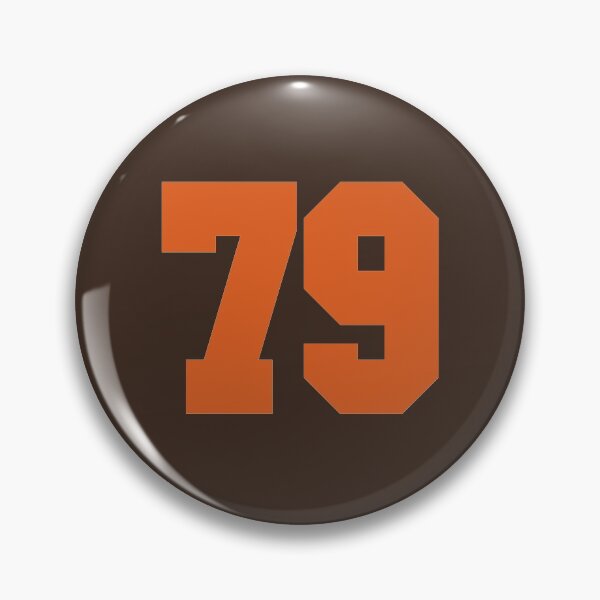 Item preview, 79  Number Cleveland Sports Seventy-Nine Brown Jersey designed and sold by HelloFromAja.