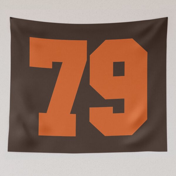 Item preview, 79  Number Cleveland Sports Seventy-Nine Brown Jersey designed and sold by HelloFromAja.