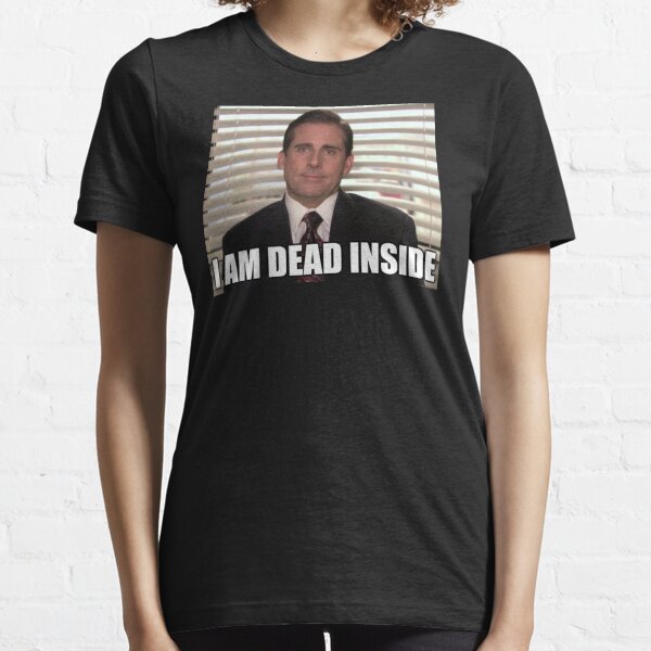 Dead Inside Tshirt Goth Streetwear Fashion Slogan T Shirt 