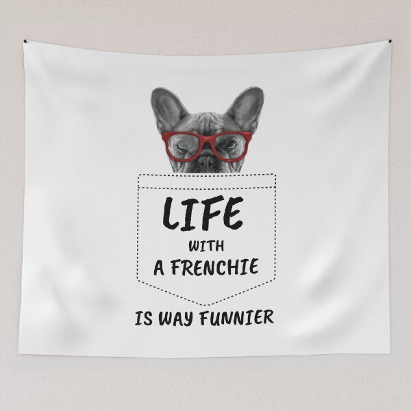 Item preview, Baby Cute French Bull Dog in The Pocket designed and sold by SobaWaveStudio.