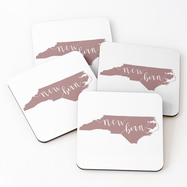 Item preview, New Bern North Carolina State Outline Calligraphy designed and sold by Sarah Burk.