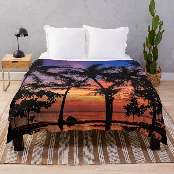 Item preview, Dramatic Sunset with silhouettes palm in Thailand designed and sold by photo123pro.