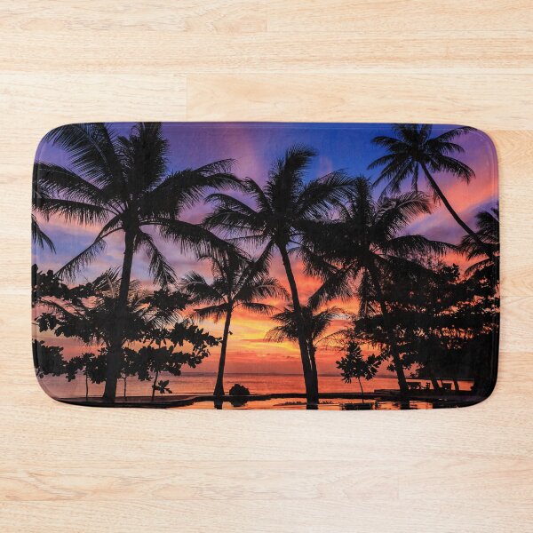 Item preview, Dramatic Sunset with silhouettes palm in Thailand designed and sold by photo123pro.