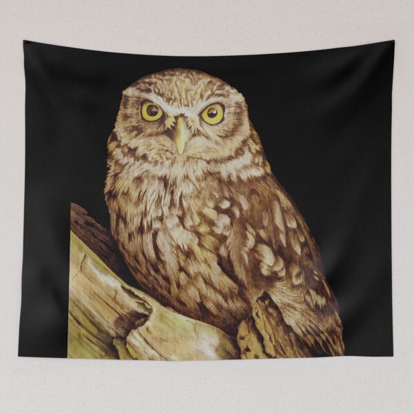 Item preview, Owl on a Log by Minisa Robinson designed and sold by MinisaRobinson.