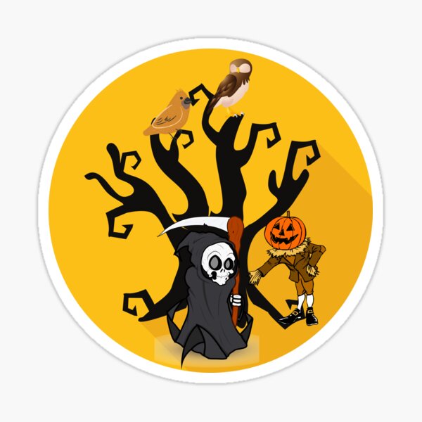 Item preview, Funny Halloween Grim Reaper designed and sold by clipartees.
