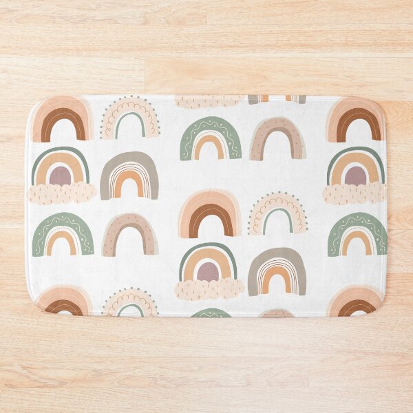 Item preview, Boho Organic Rainbows Tan Brown Minimalist Modern Art designed and sold by TriadArtDesign.