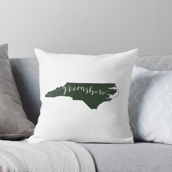 Item preview, Greensboro North Carolina State Outline Calligraphy designed and sold by Sarah Burk.