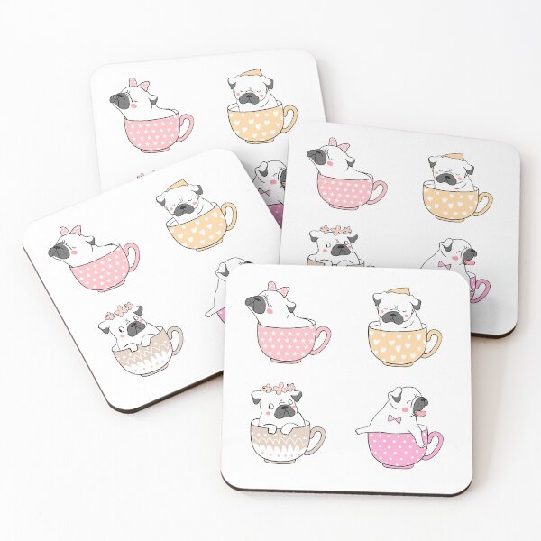 Item preview, Pugs in Cups designed and sold by neteor.