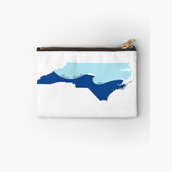 Item preview, Kure Beach North Carolina State Outline Calligraphy designed and sold by Sarah Burk.