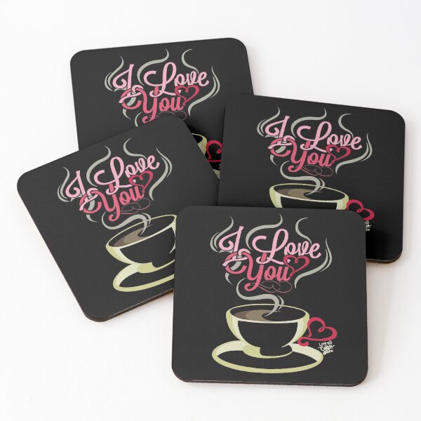Item preview, I love you coffee designed and sold by fanslovers.