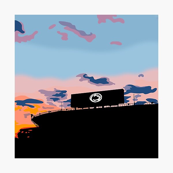 Beaver Stadium football Photographic Print