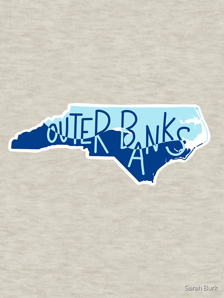 North Carolina State Outline With Outer Banks Map Of The Outer Banks